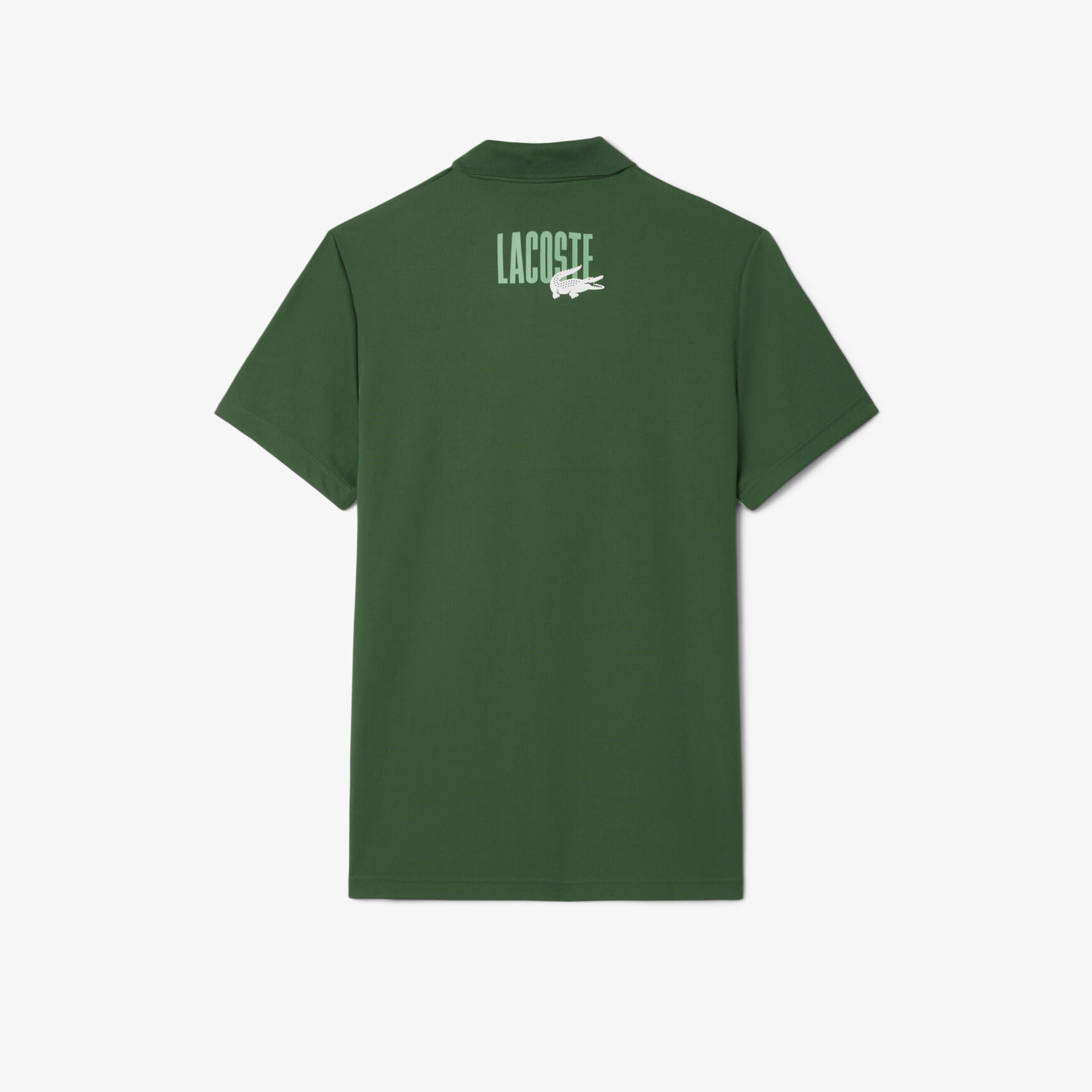 Colour-Block Printed Sport Polo Shirt