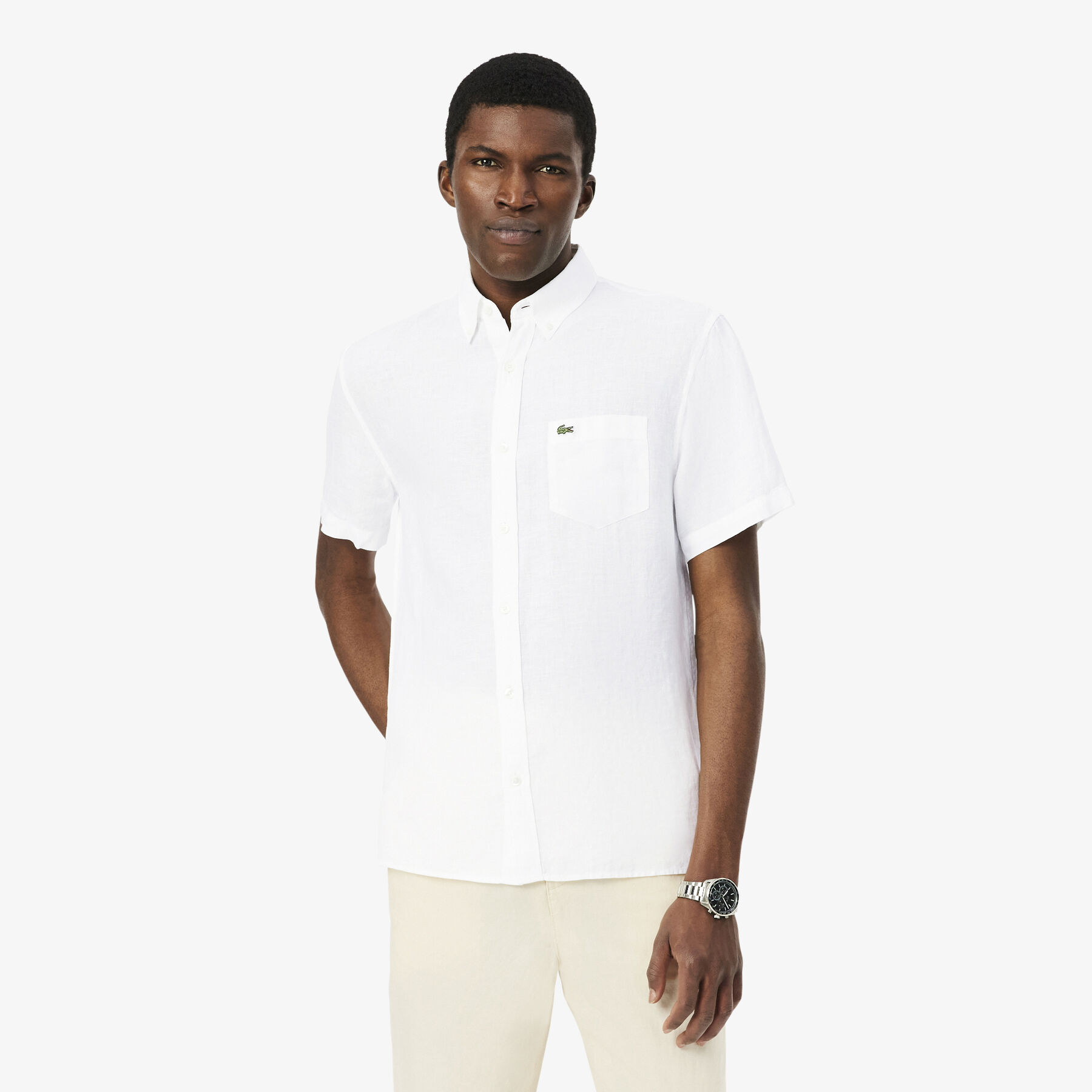 Short Sleeved Linen Shirt Short Sleeved Linen Shirt