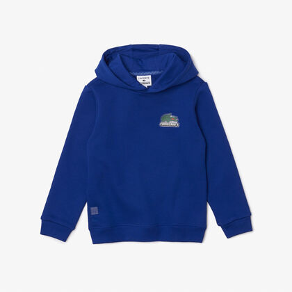 Kids’ Lacoste X Minecraft Hooded Organic Cotton Hoodie