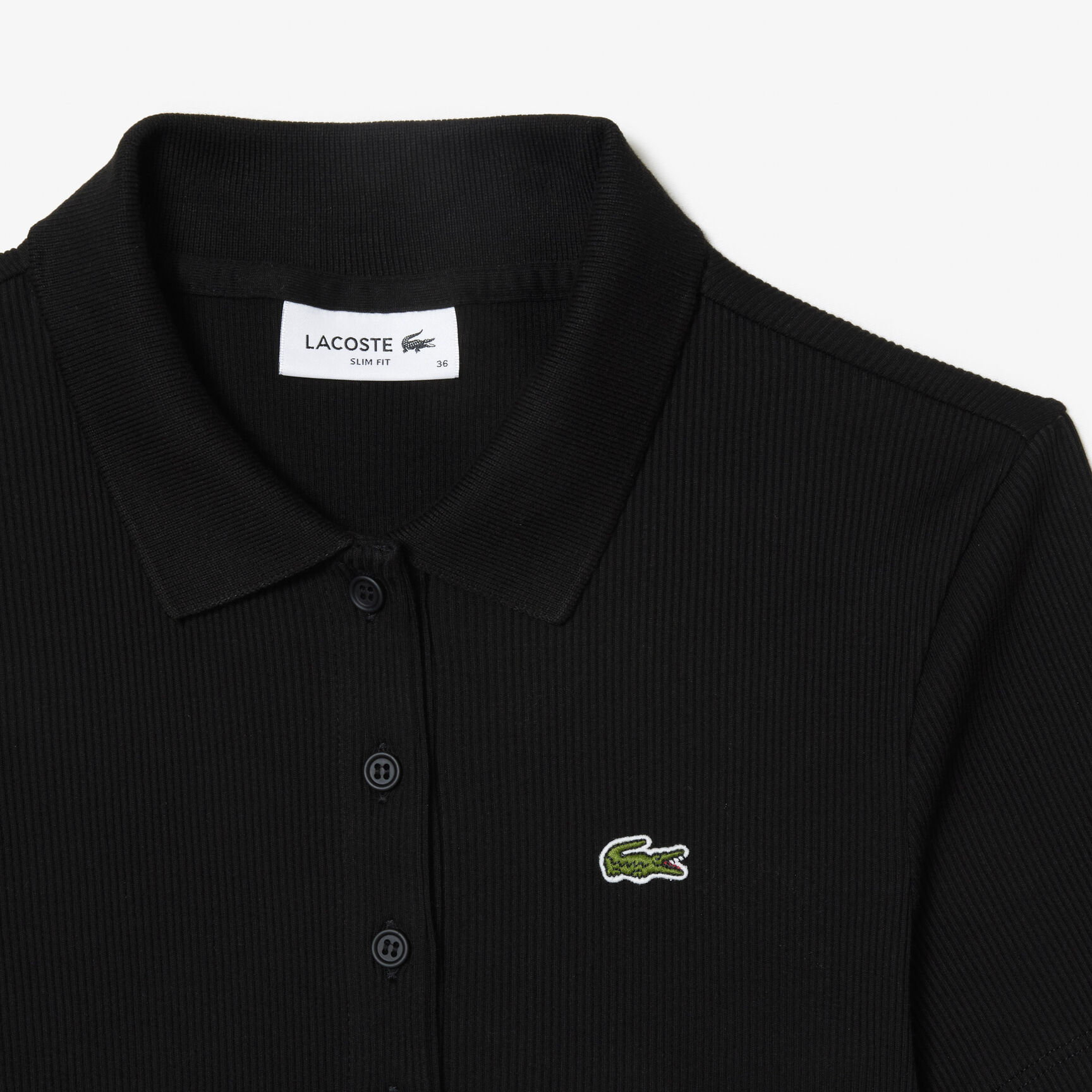 Slim Fit L.12.D Ribbed Cotton Polo Shirt