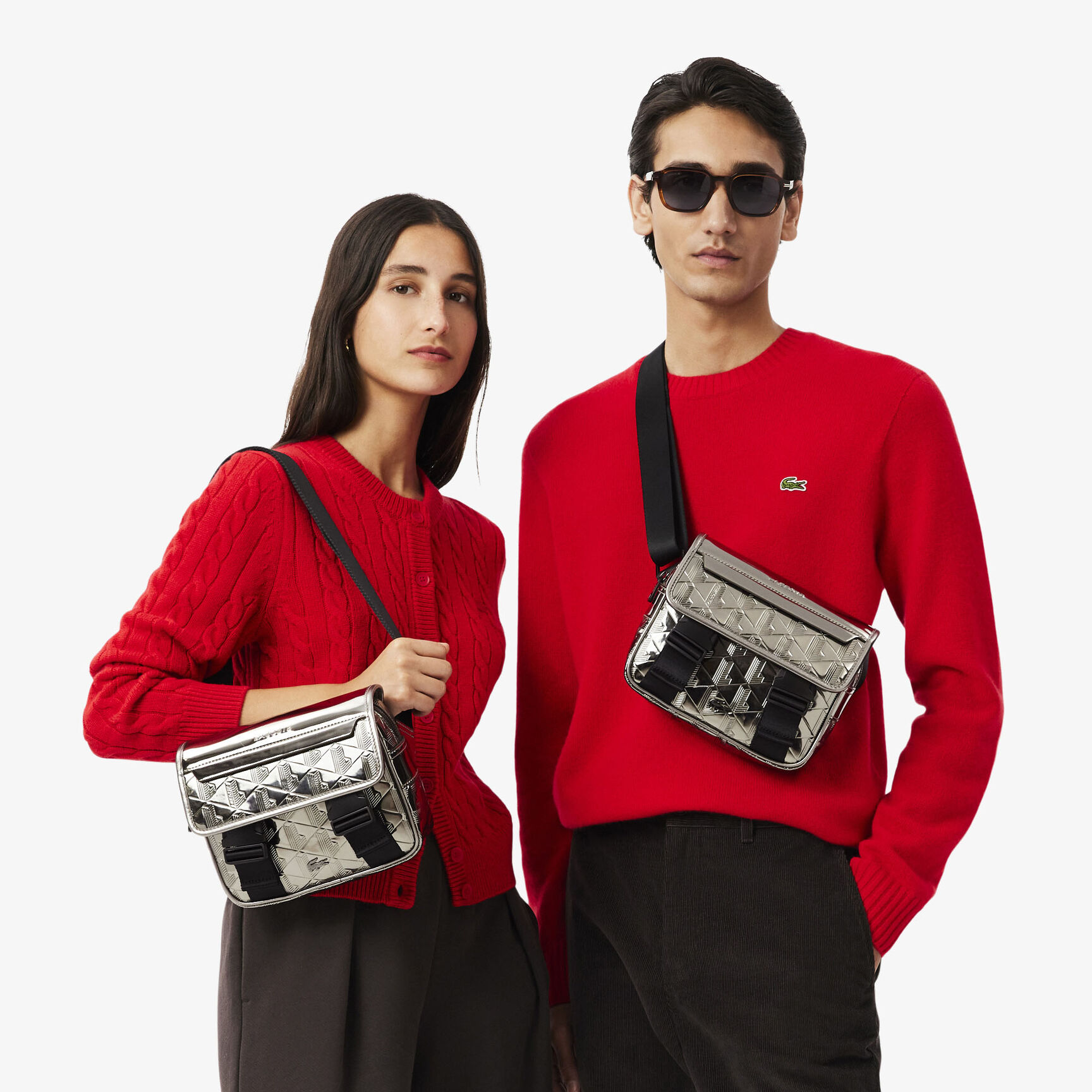 حقيبة ماسنجر ذا بليند الفضية