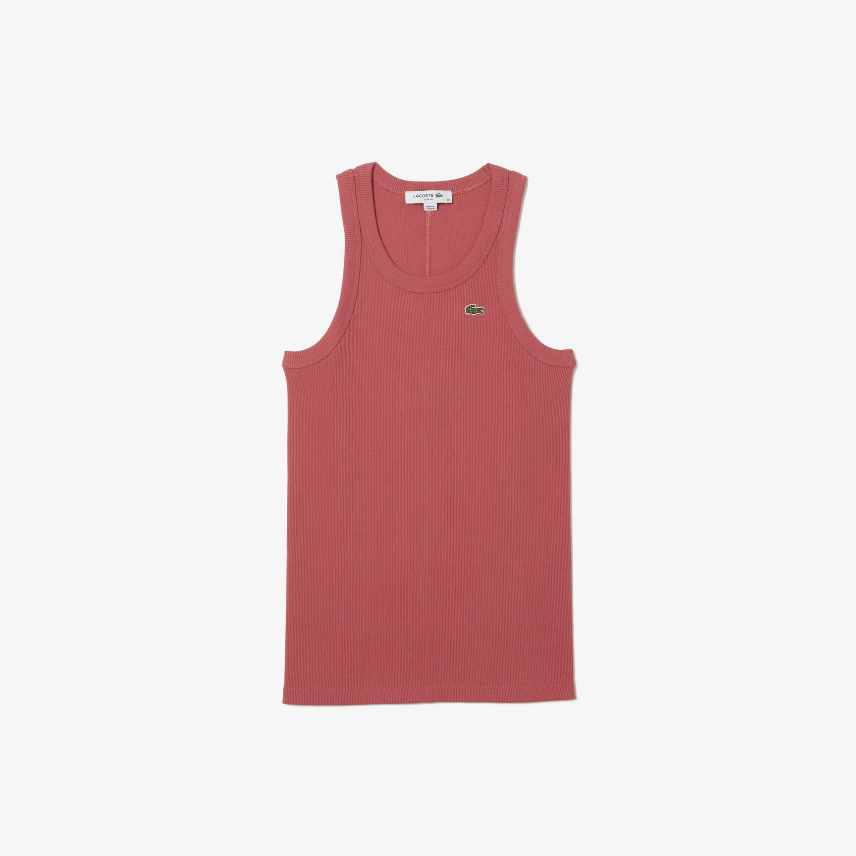 Slim Fit Ribbed Cotton Tank Top