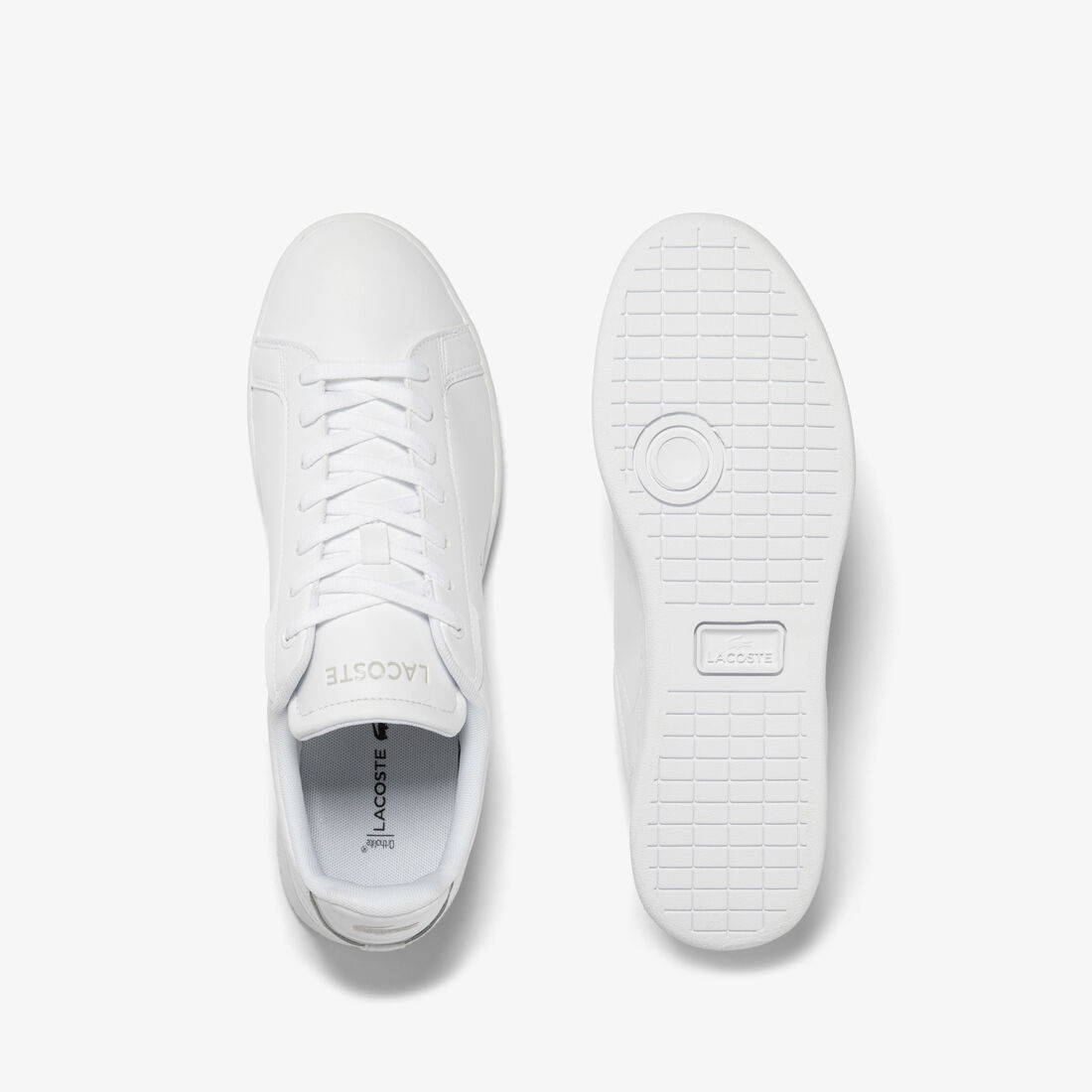 Men's Lacoste Carnaby Pro BL Leather Tonal Trainers Men's Lacoste Carnaby Pro BL Leather Tonal Trainers