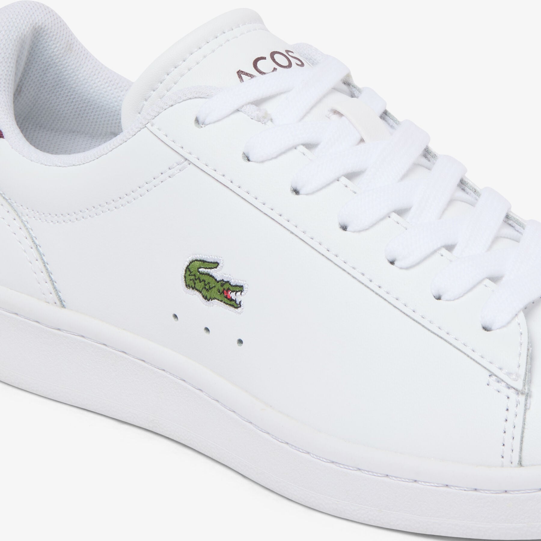 lacoste women s carnaby set leather sneakers