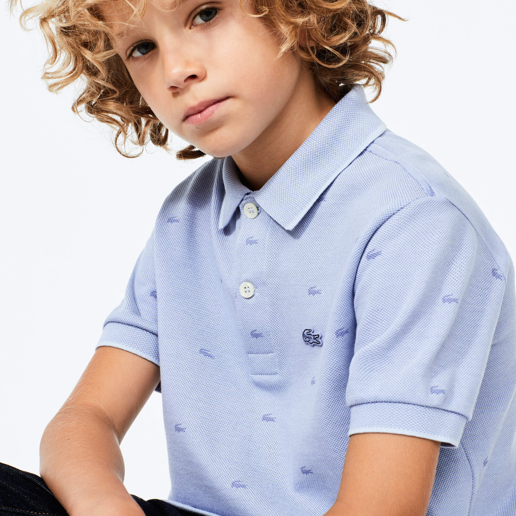 قميص بولو بطبعة Lacoste للصبيان قميص بولو بطبعة Lacoste للصبيان