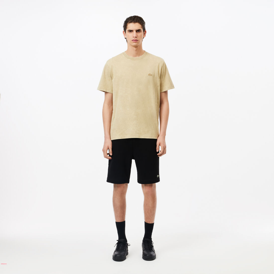 Men's Lacoste Organic Brushed Cotton Fleece Jogger Shorts