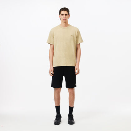 Men's Lacoste Organic Brushed Cotton Fleece Jogger Shorts