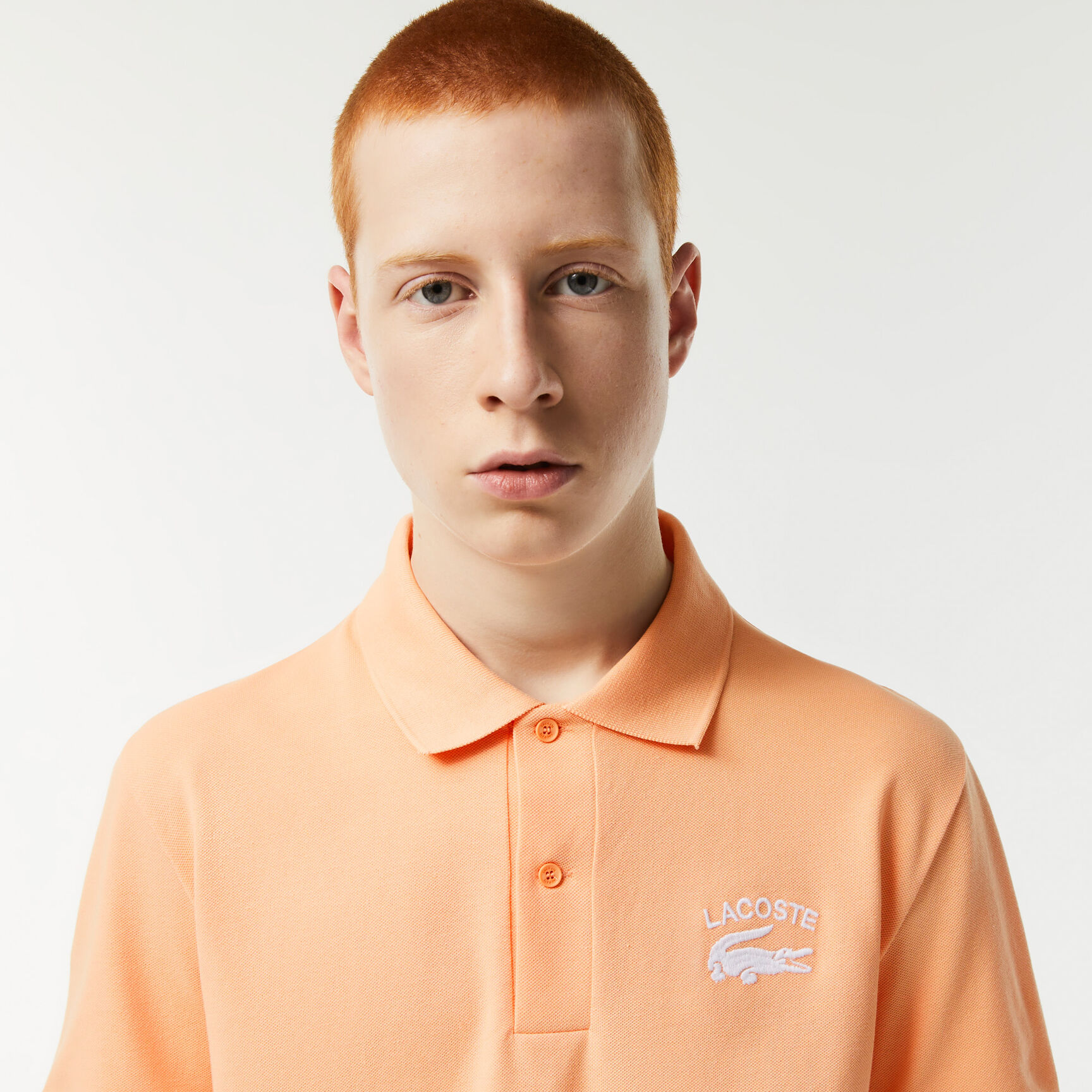 Men's Lacoste Branded Stretch Mini Piqu&eacute; Polo