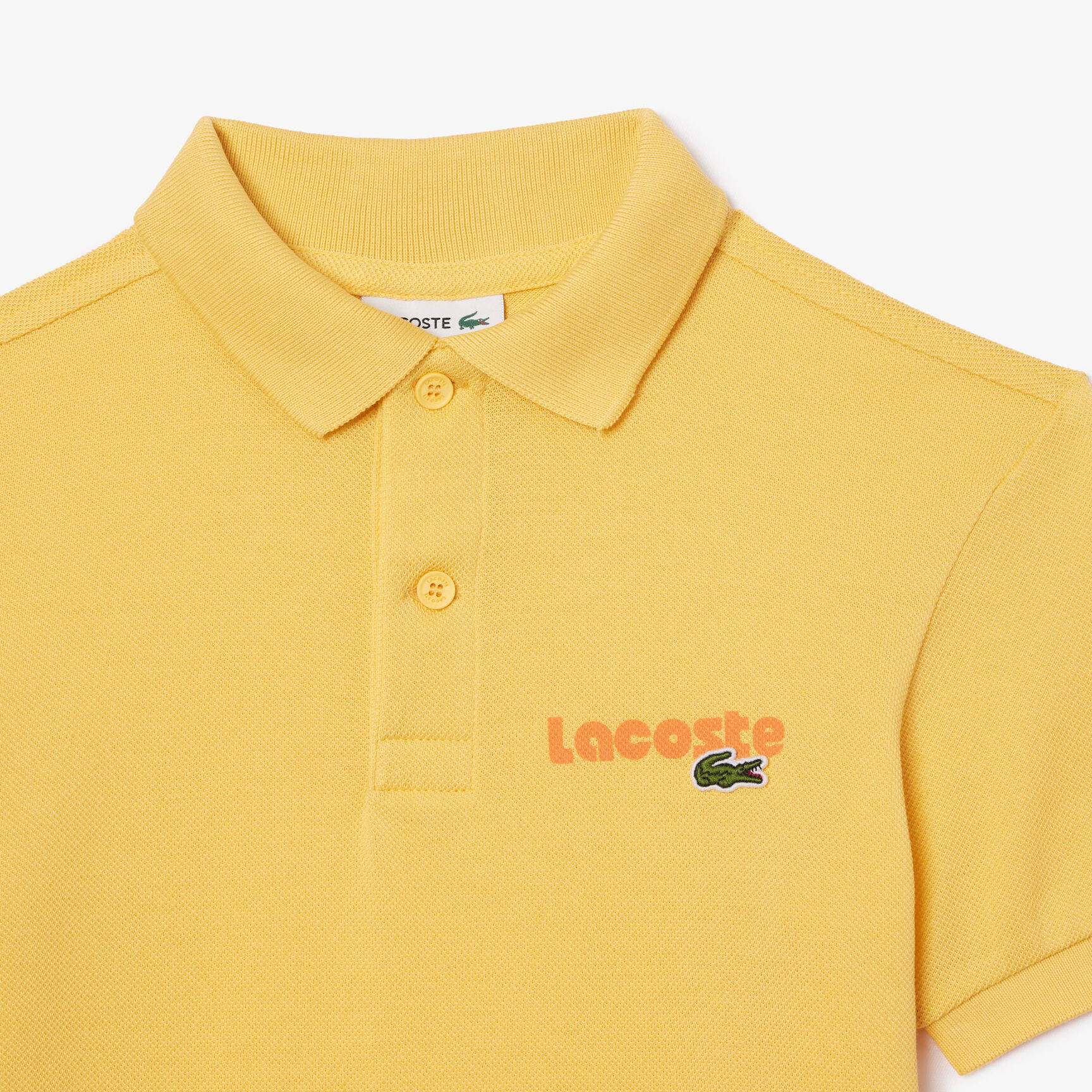 Lacoste Print Cotton Pique Polo Shirt