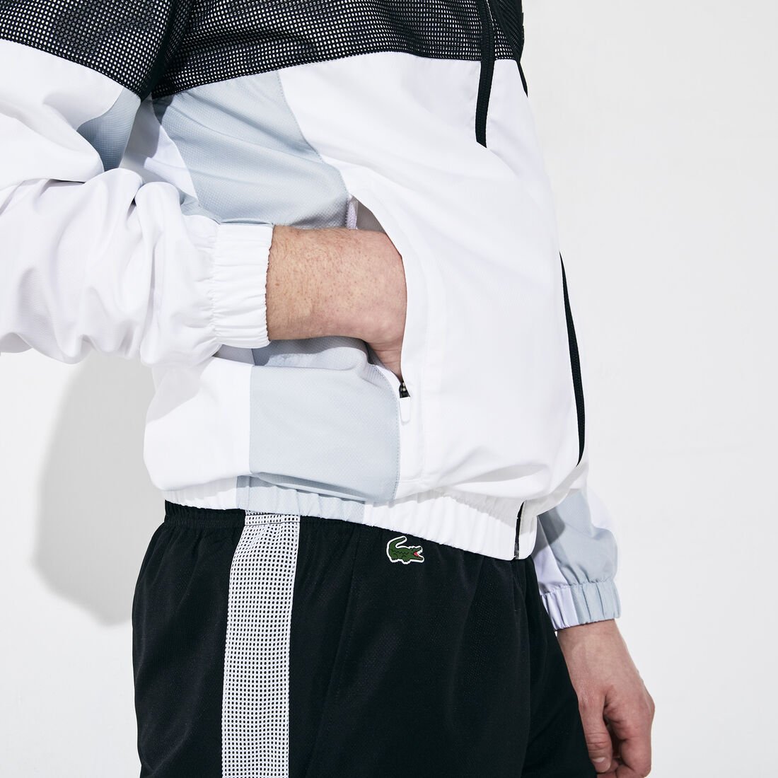 Men's Lacoste SPORT Taffeta And Jersey Tennis Tracksuit Men's Lacoste SPORT Taffeta And Jersey Tennis Tracksuit