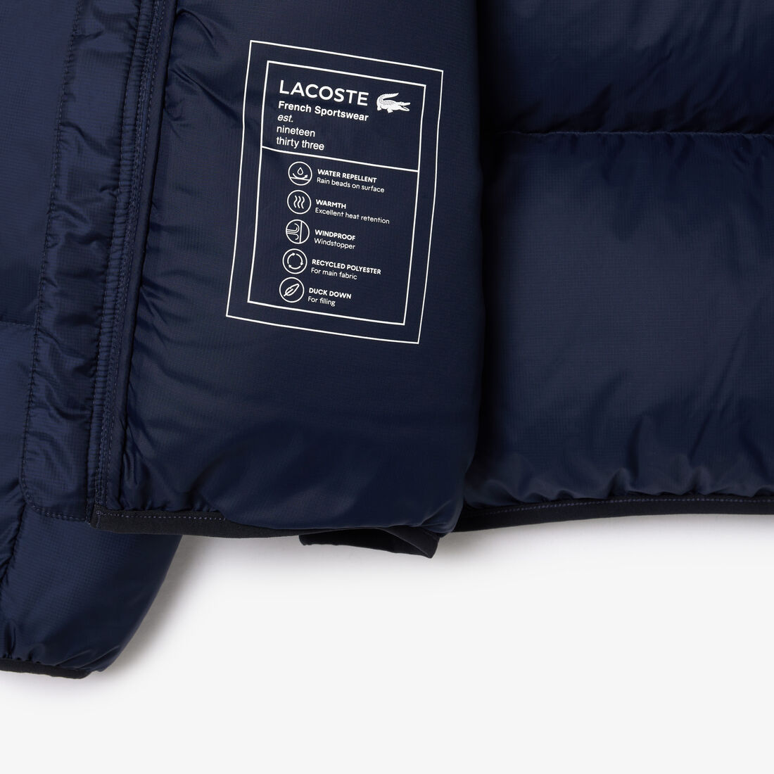 سترة قصيرة منفوخة بغطاء رأس ومقاومة للماء سترة قصيرة منفوخة بغطاء رأس ومقاومة للماء