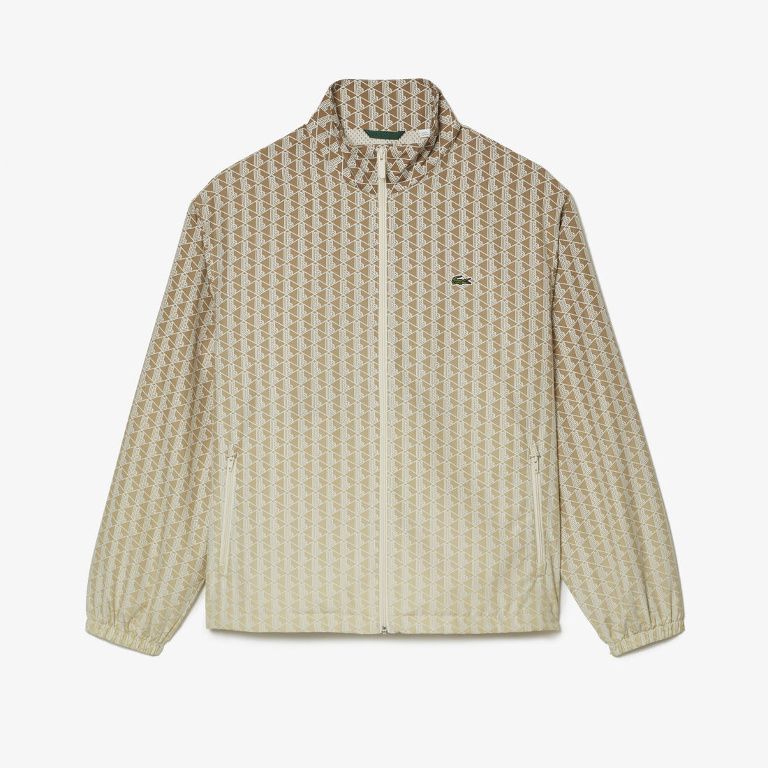 Monogram Print Ombré Effect Sportsuit Jacket