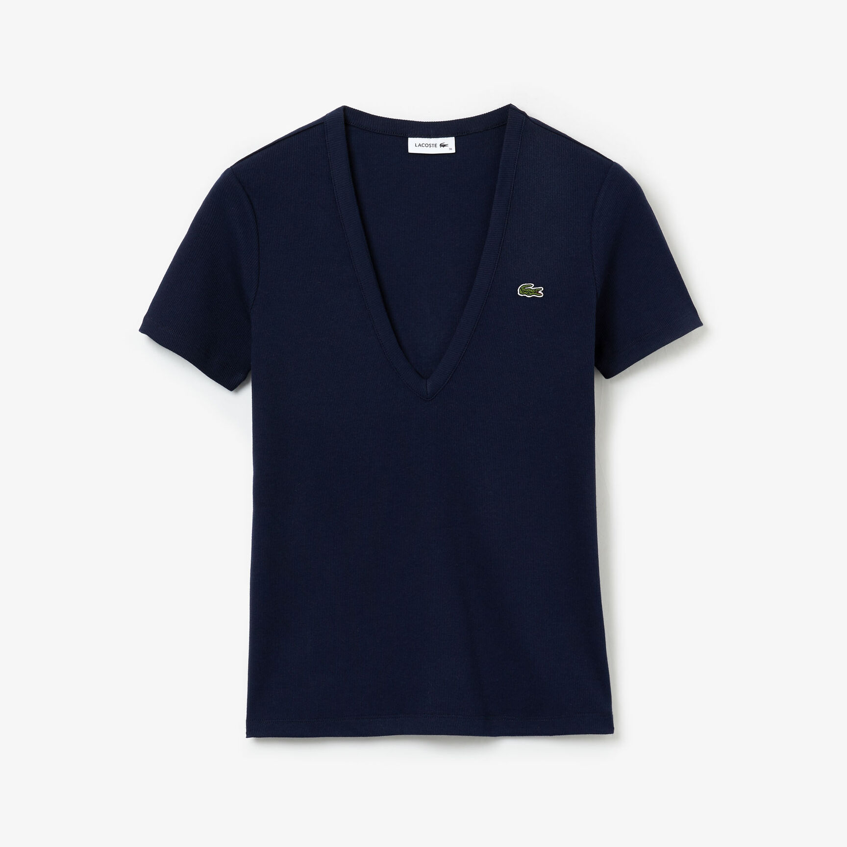 تيشيرت قطن ناعم بفتحة رقبة حرف V للنساء تيشيرت قطن ناعم بفتحة رقبة حرف V للنساء