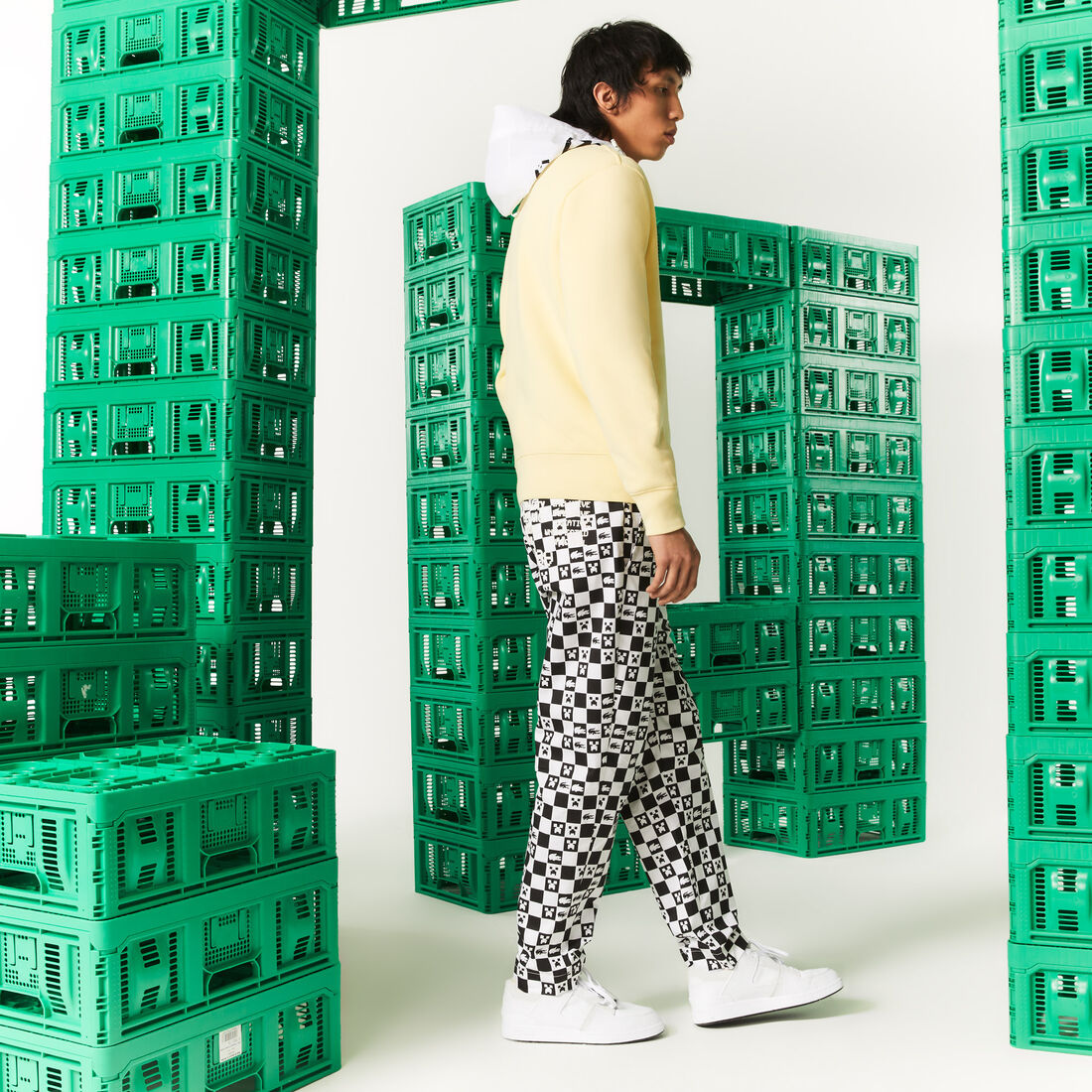 Men's Minecraft Lacoste x Stretch Organic Cotton Joggers Men's Minecraft Lacoste x Stretch Organic Cotton Joggers