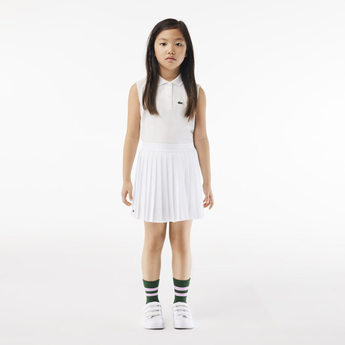 Pleated shirt with integrated undershorts