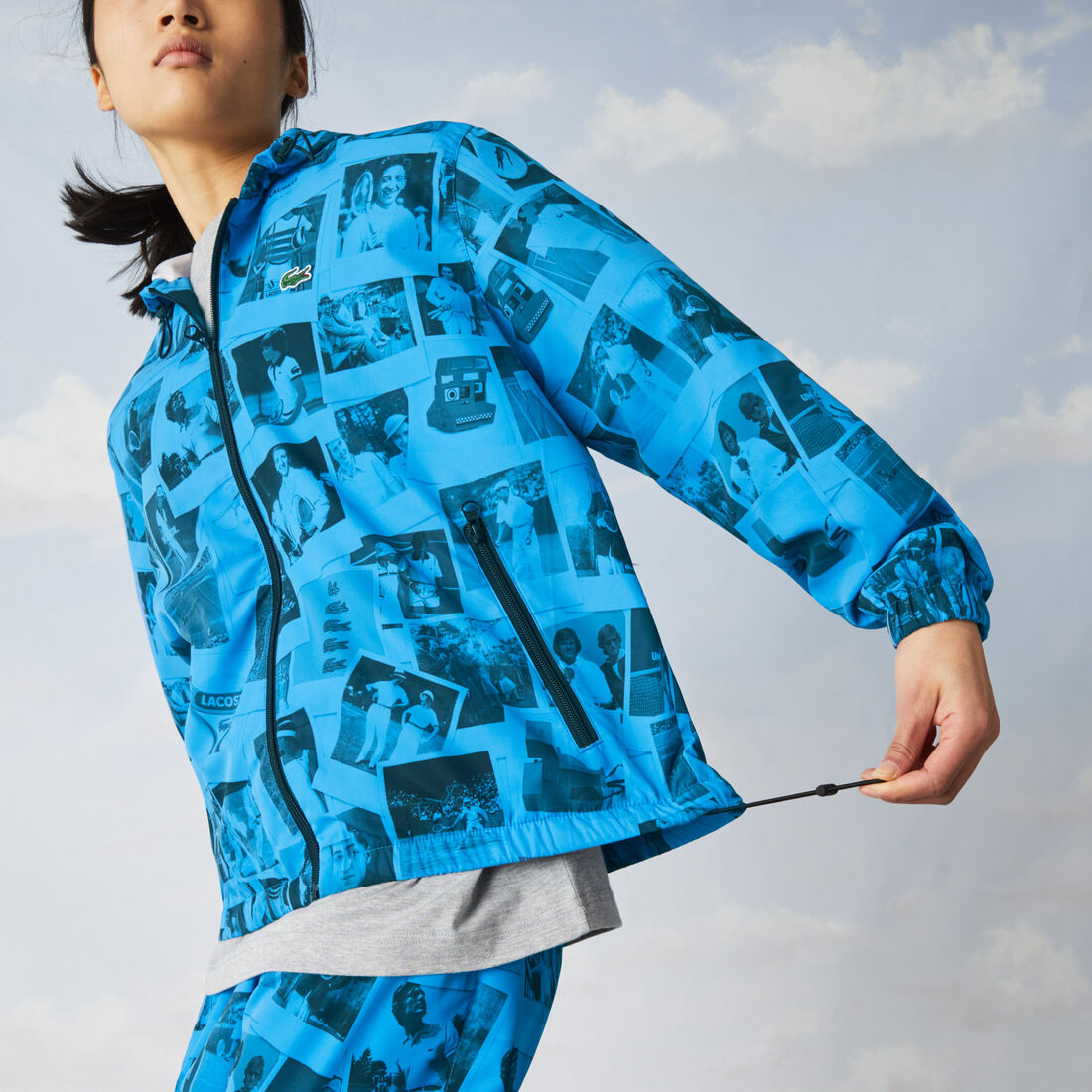 Unisex Lacoste LIVE Polaroid Collaboration Zip Jacket Unisex Lacoste LIVE Polaroid Collaboration Zip Jacket