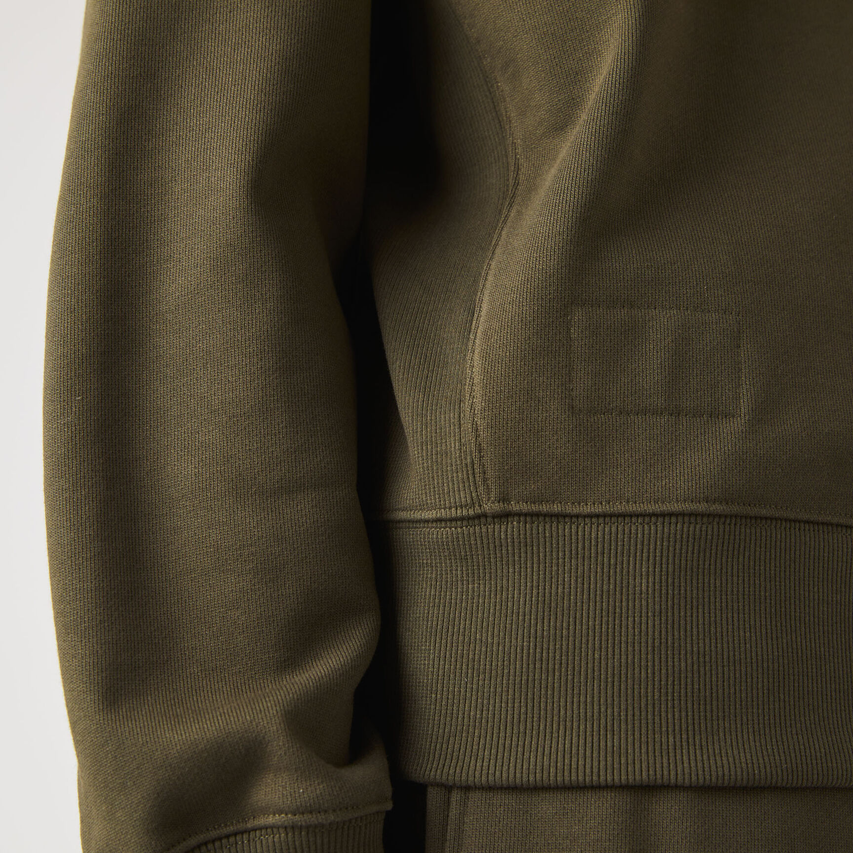 سويت شيرت صوف قطن عضوي بشعار الماركة بارز للجنسين سويت شيرت صوف قطن عضوي بشعار الماركة بارز للجنسين