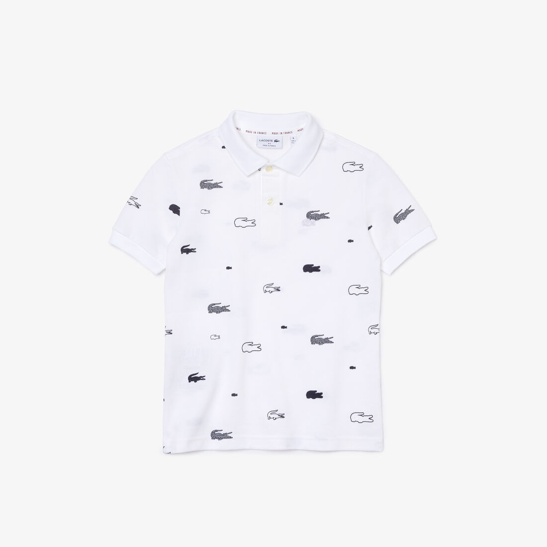 Boys' Lacoste Made In France Organic Cotton Piqué Polo Shirt