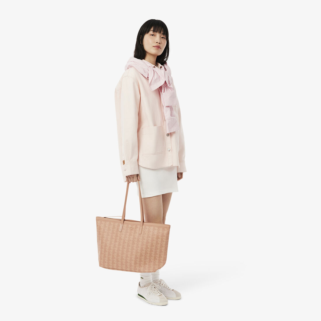 Zely Grained Tote with Pouch Zely Grained Tote with Pouch