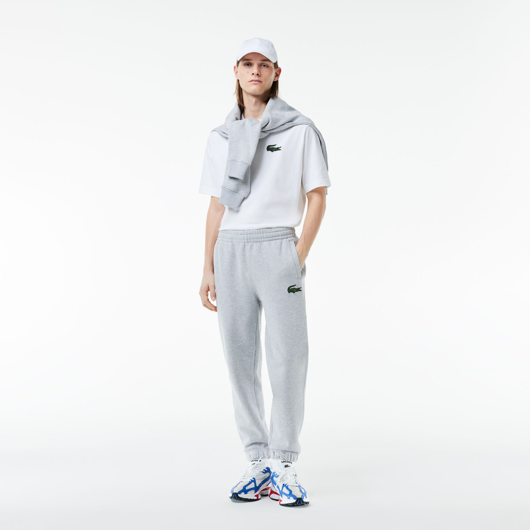 تيشيرت قطن عضوي بقصة فضفاضة وشعار تمساح كبير للجنسين تيشيرت قطن عضوي بقصة فضفاضة وشعار تمساح كبير للجنسين