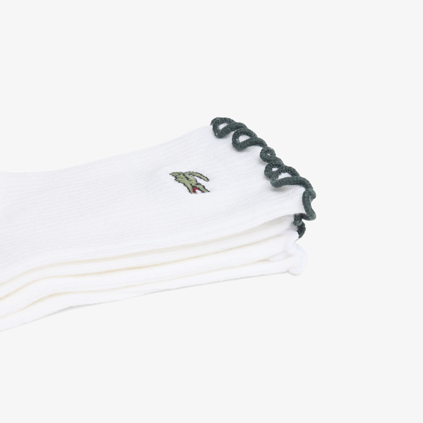 2-Pack Frilled Socks lacoste 2 pack frilled socks