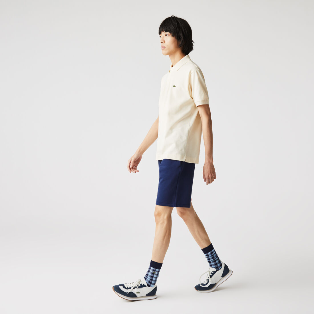 Men's Lettered Colorblock Fleece Shorts Men's Lettered Colorblock Fleece Shorts
