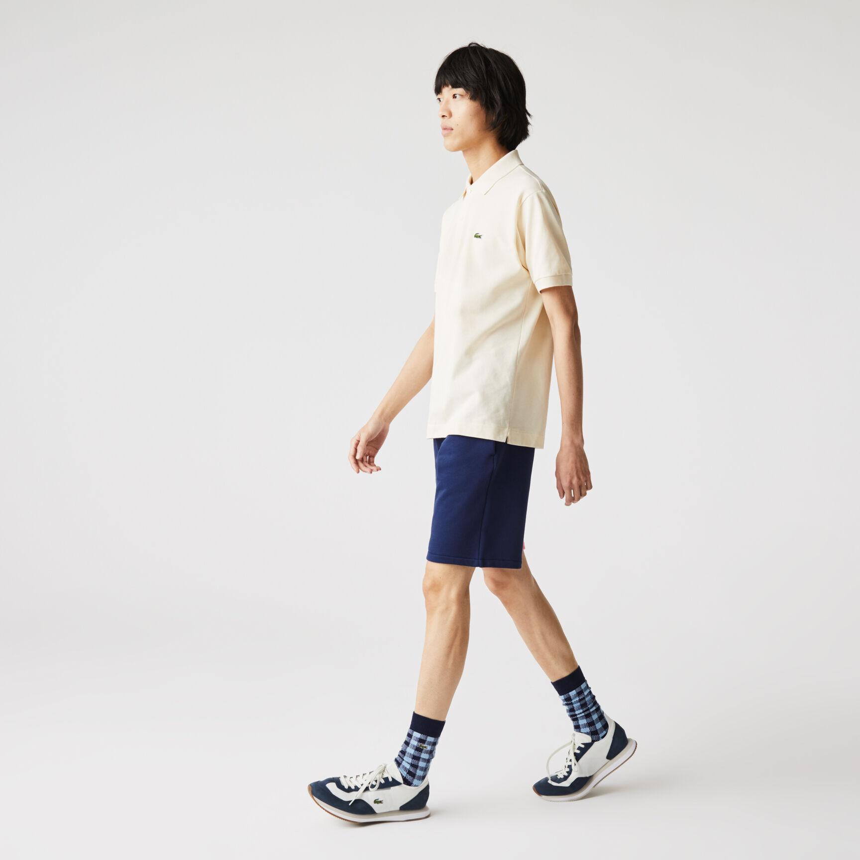 Men's Lettered Colorblock Fleece Shorts Men's Lettered Colorblock Fleece Shorts