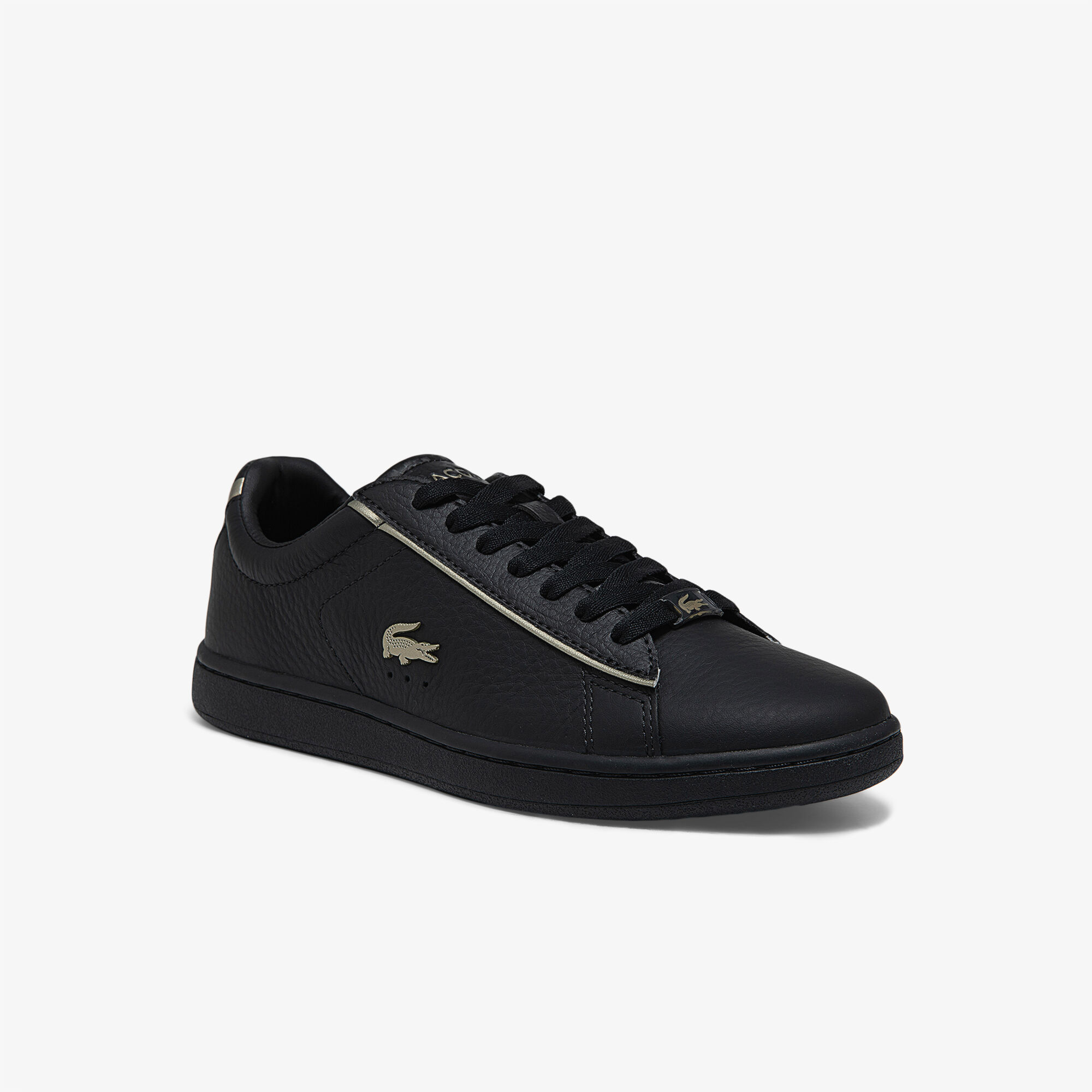 Buy Women s Carnaby Evo Leather Platinum Detailing Sneakers Lacoste QA