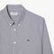 lacoste men s regular fit striped cotton shirt