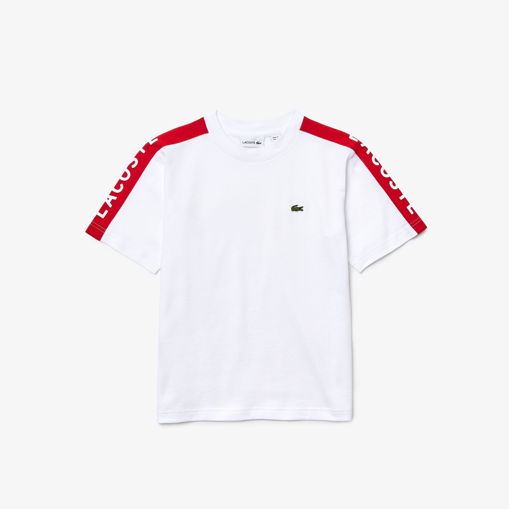 Boys' Crew Neck Lettered Bands Cotton T-shirt Boys' Crew Neck Lettered Bands Cotton T-shirt