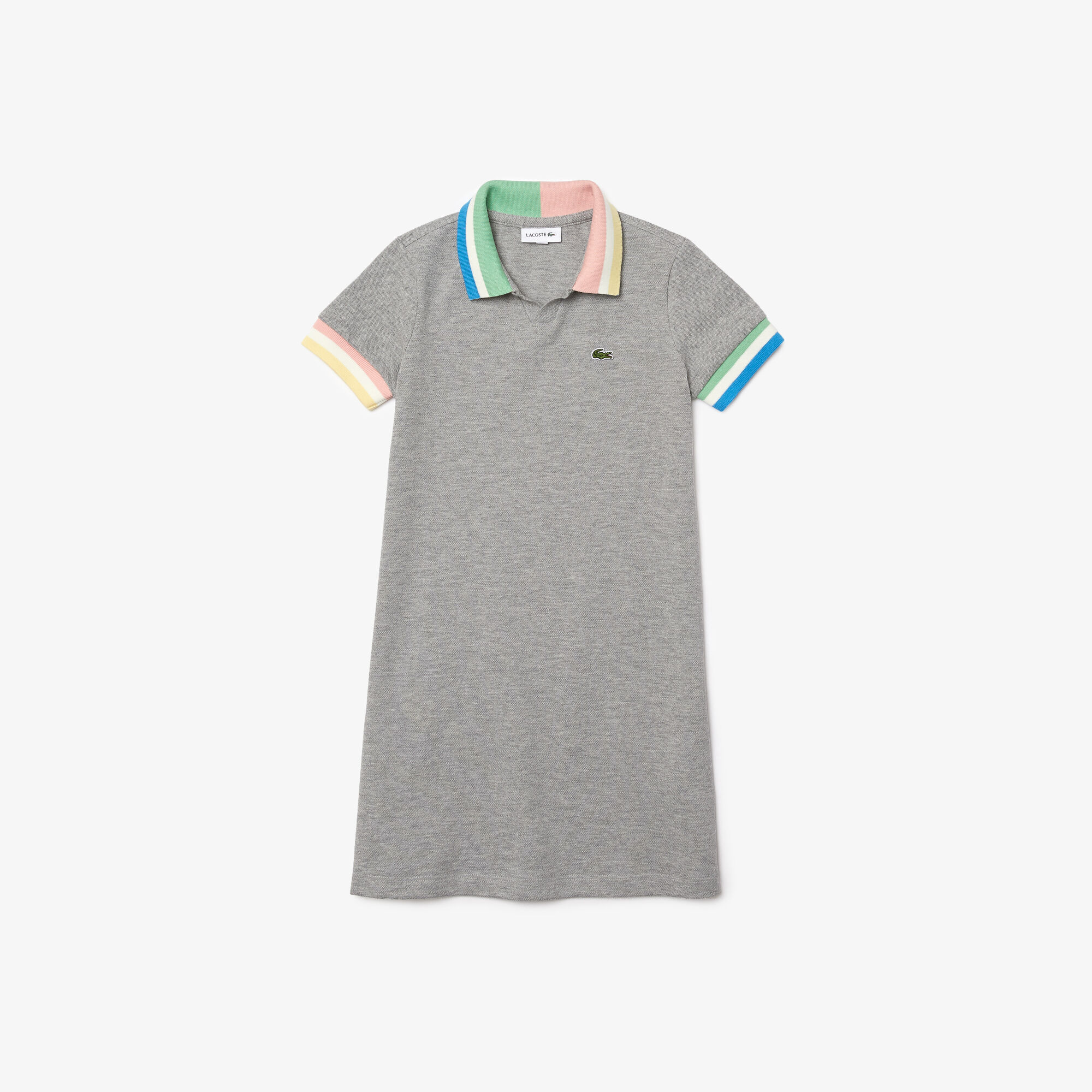 Girls’ Colorblock Accents Cotton Piqué Polo Dress Girls’ Colorblock Accents Cotton Piqué Polo Dress