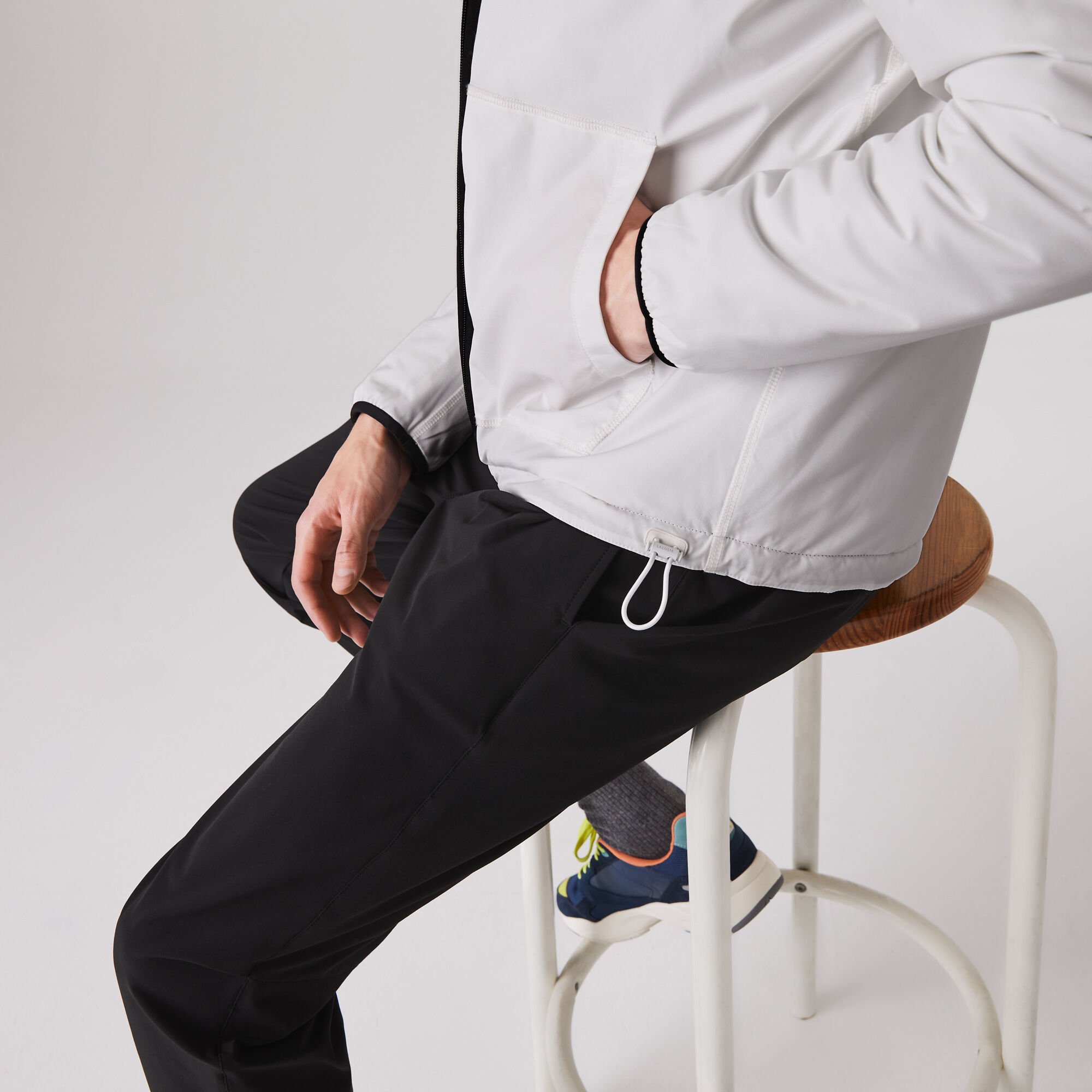 Men's Reversible Quilted Padded Sweatshirt