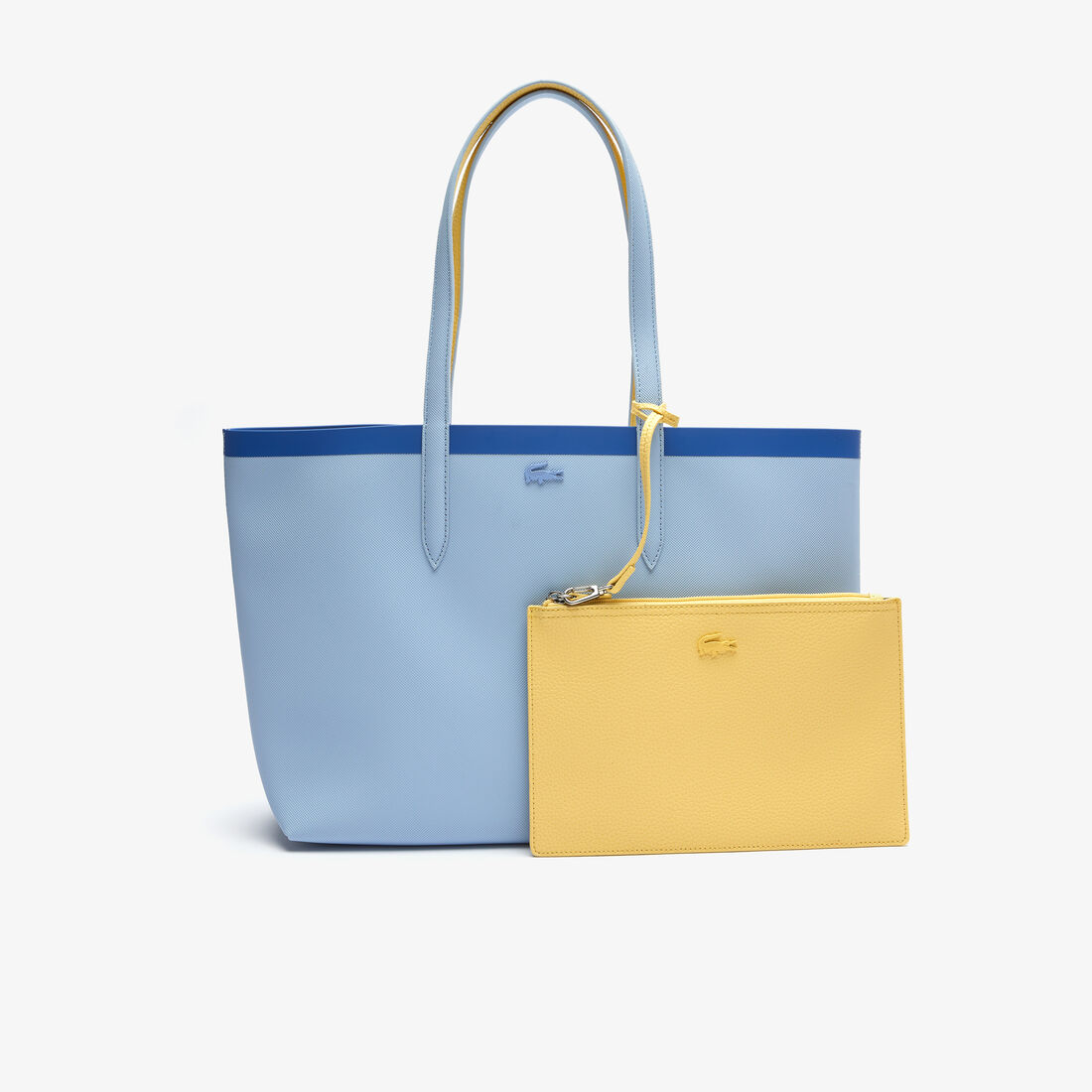 Women's Anna Reversible Contrast Band Coated Canvas Tote Bag