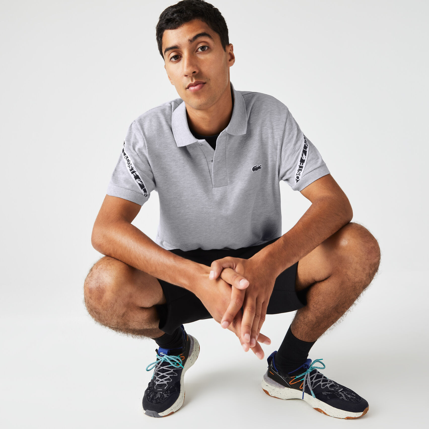 Men's Lacoste Regular Fit Stretch Mini Piqué Polo Shirt Men's Lacoste Regular Fit Stretch Mini Piqué Polo Shirt