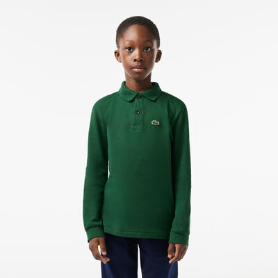 Kids' Lacoste Regular Fit Petit Pique Polo Shirt