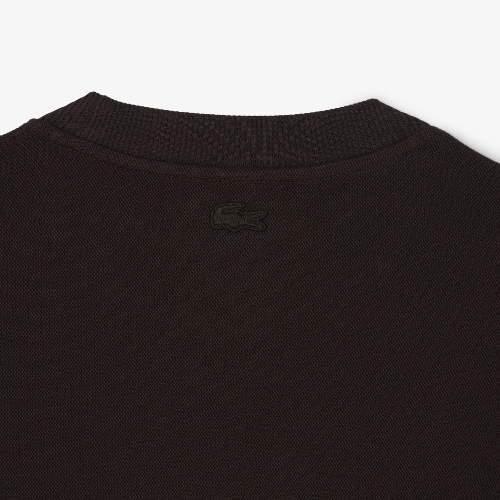 Double Face Pique Badge Sweatshirt