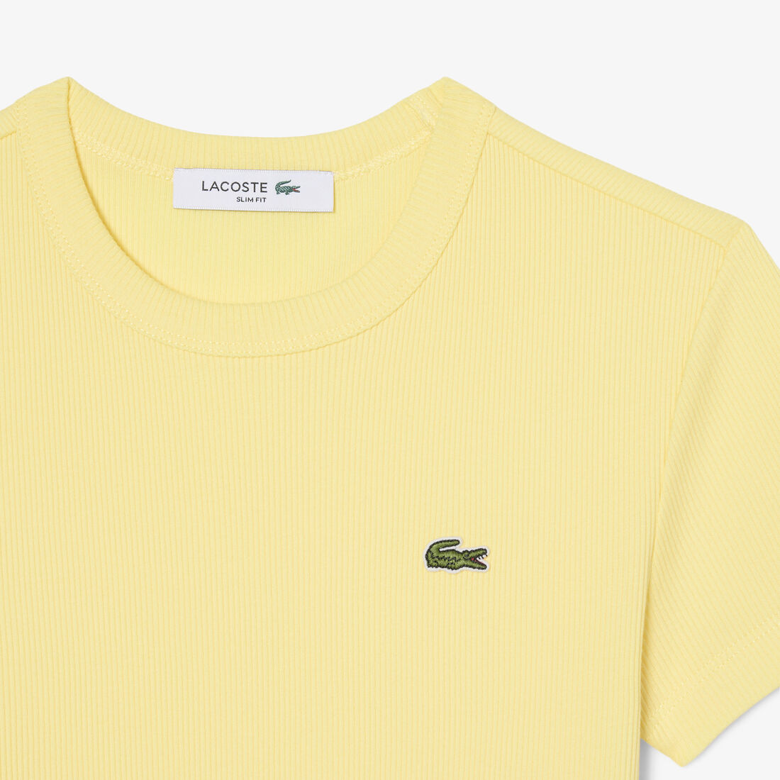 Slim Fit Ribbed Cotton T-shirt Slim Fit Ribbed Cotton T-shirt