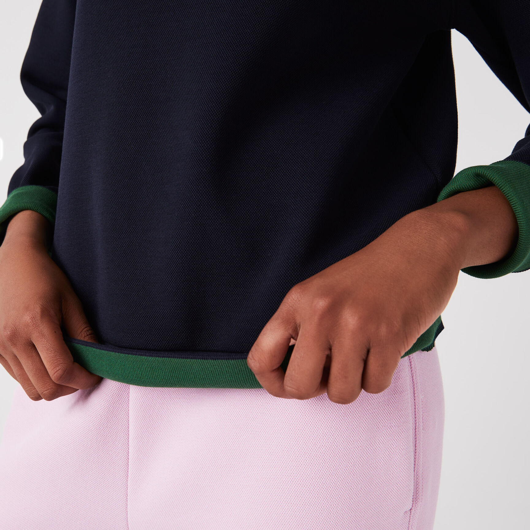 Women&rsquo;s Crew Neck Cotton Blend Sweatshirt