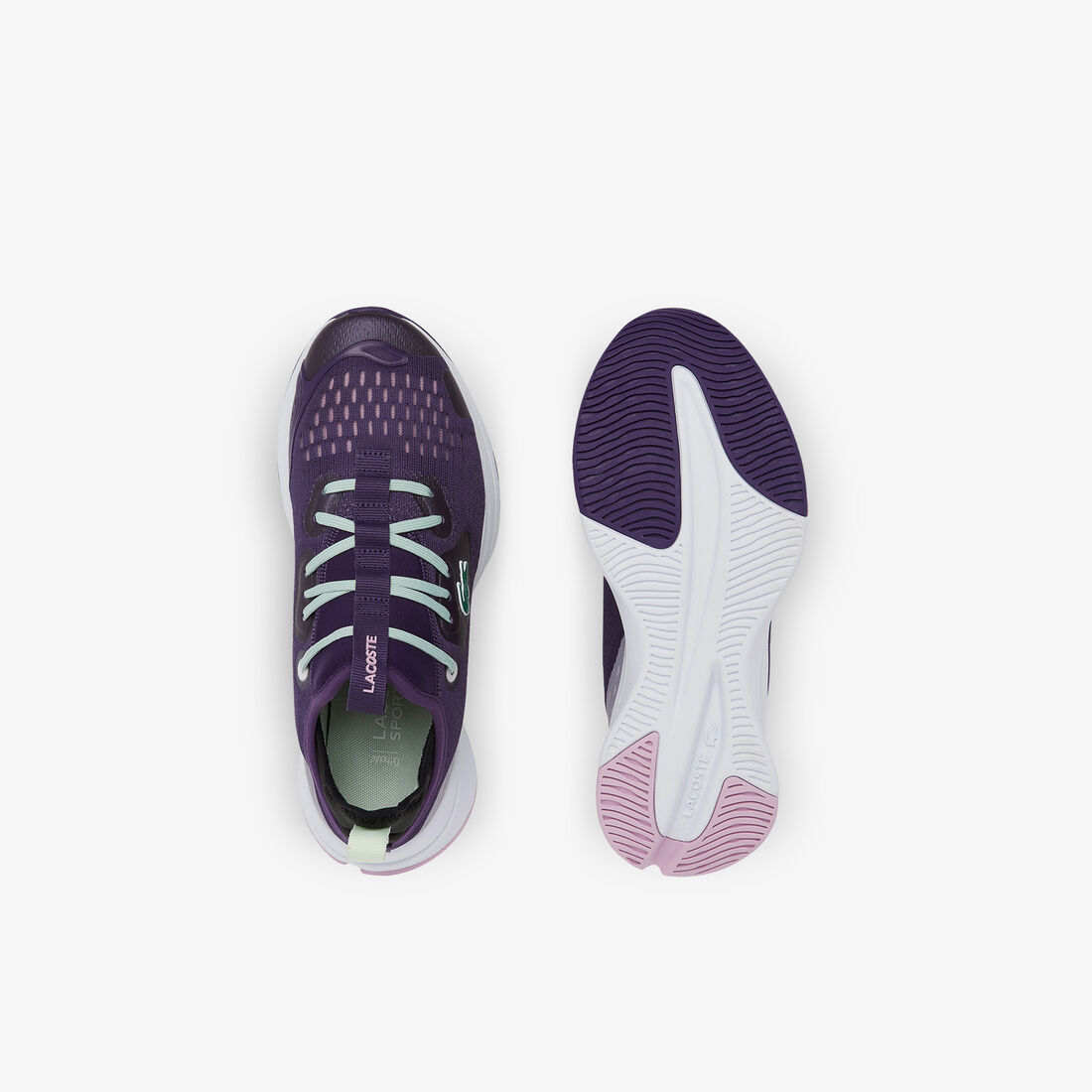 سنيكرز لاكوست رن سبين من قماش مريح بنفس اللون للنساء سنيكرز لاكوست رن سبين من قماش مريح بنفس اللون للنساء