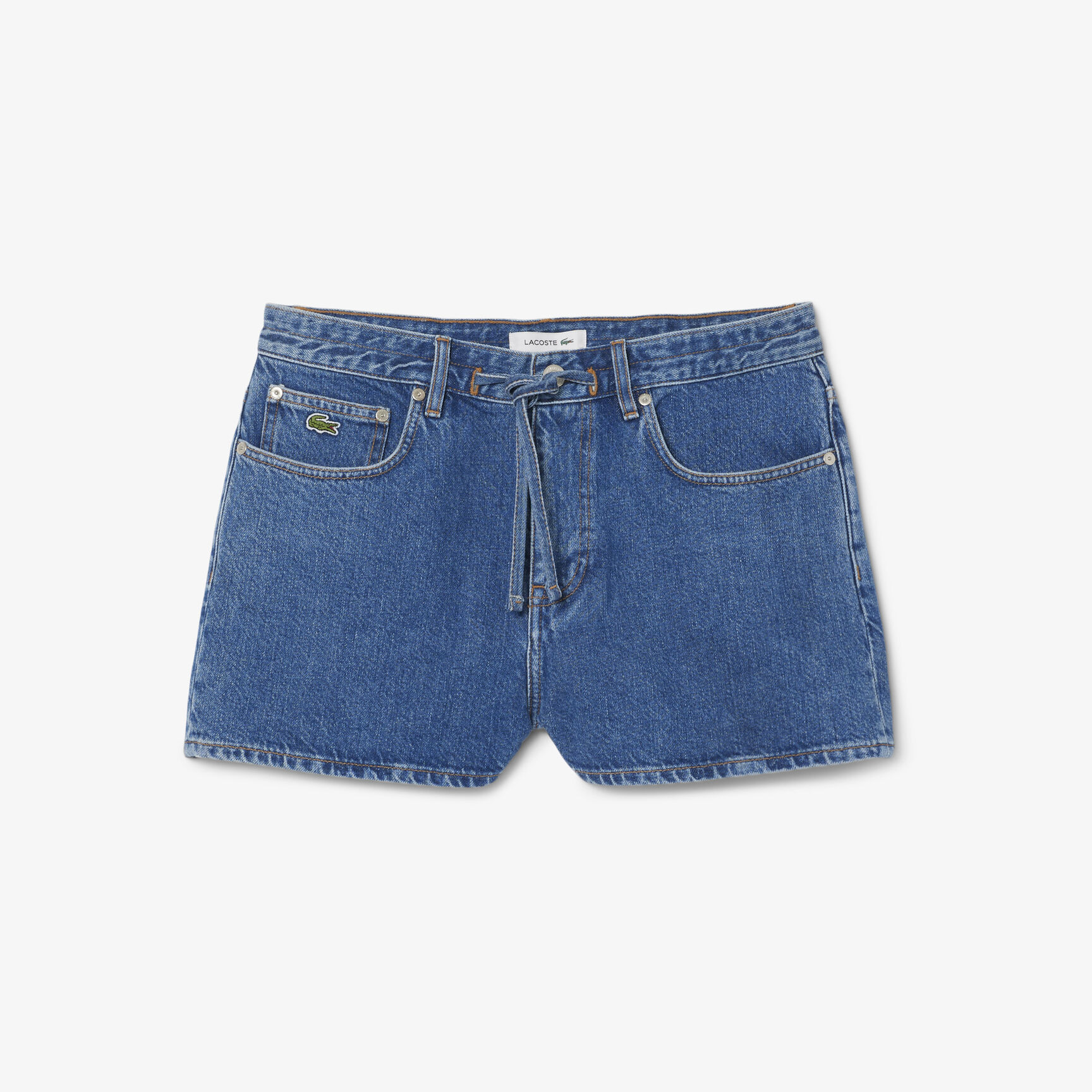 Cotton Denim Shorts