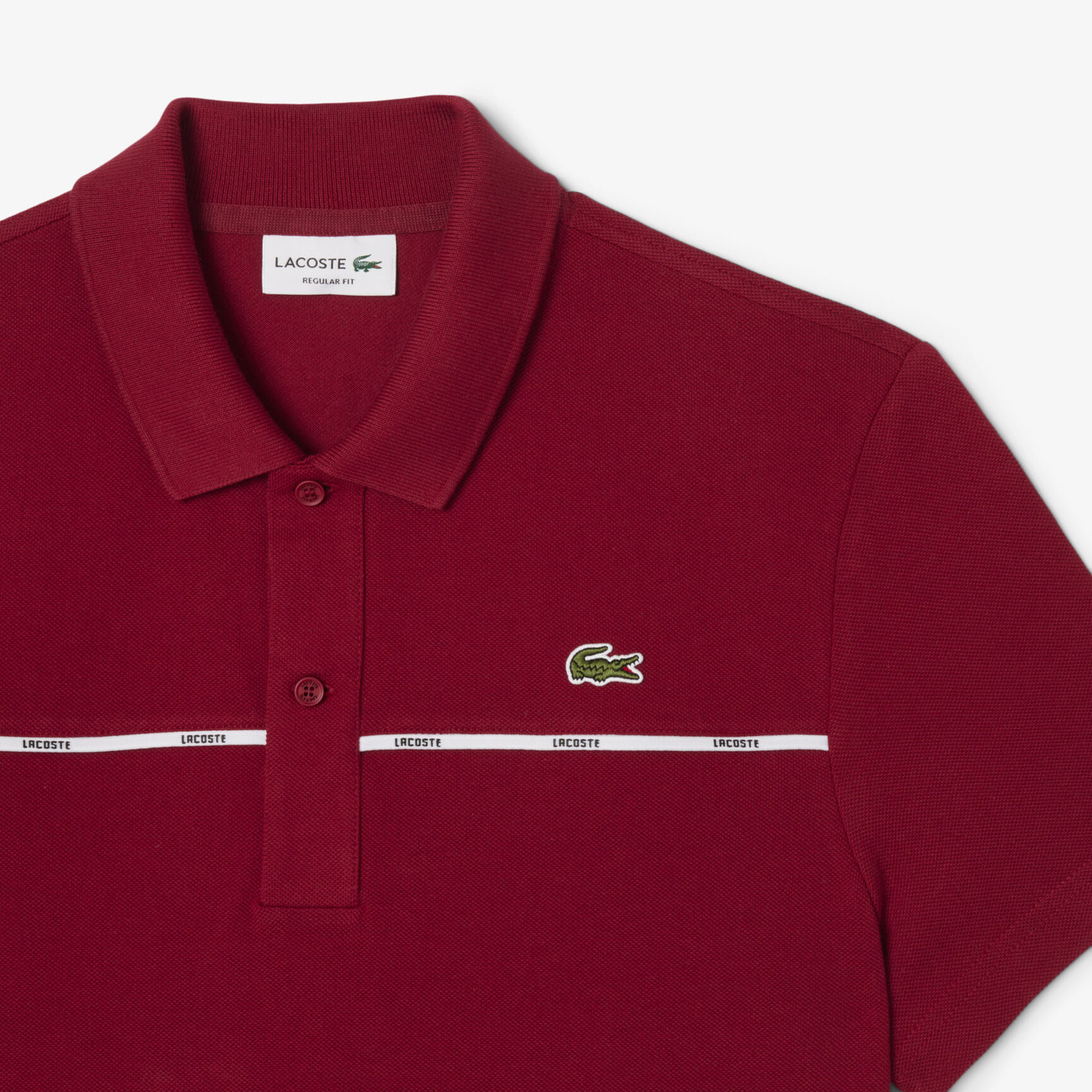 Regular Fit Logo Trim L.12.12 Polo Shirt 