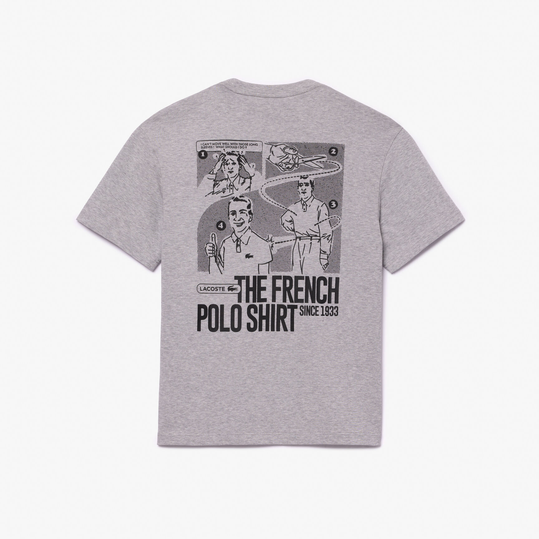 Heavy Cotton Jersey Back Print T-shirt