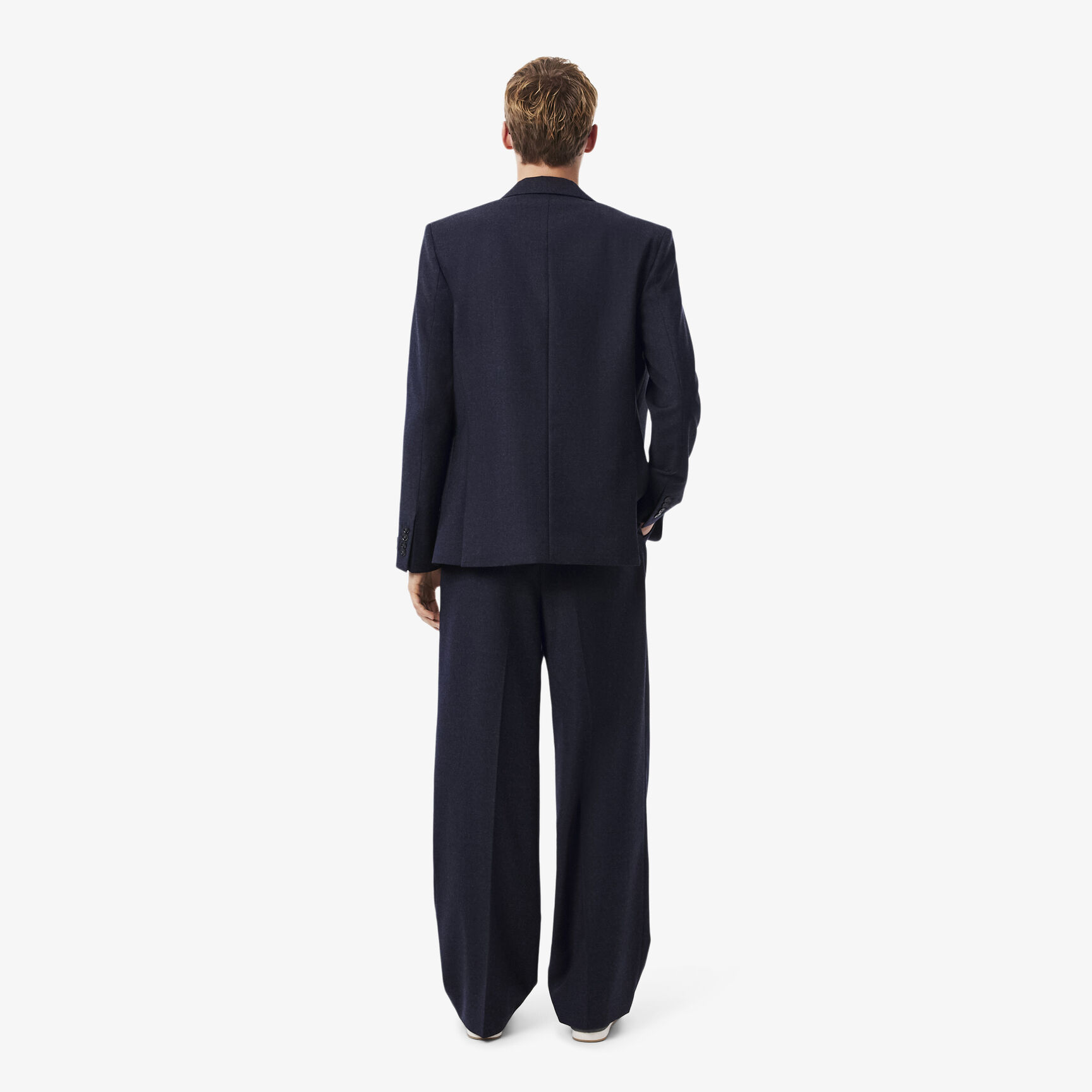 Straight Fit Felted Wool Pants Straight Fit Felted Wool Pants