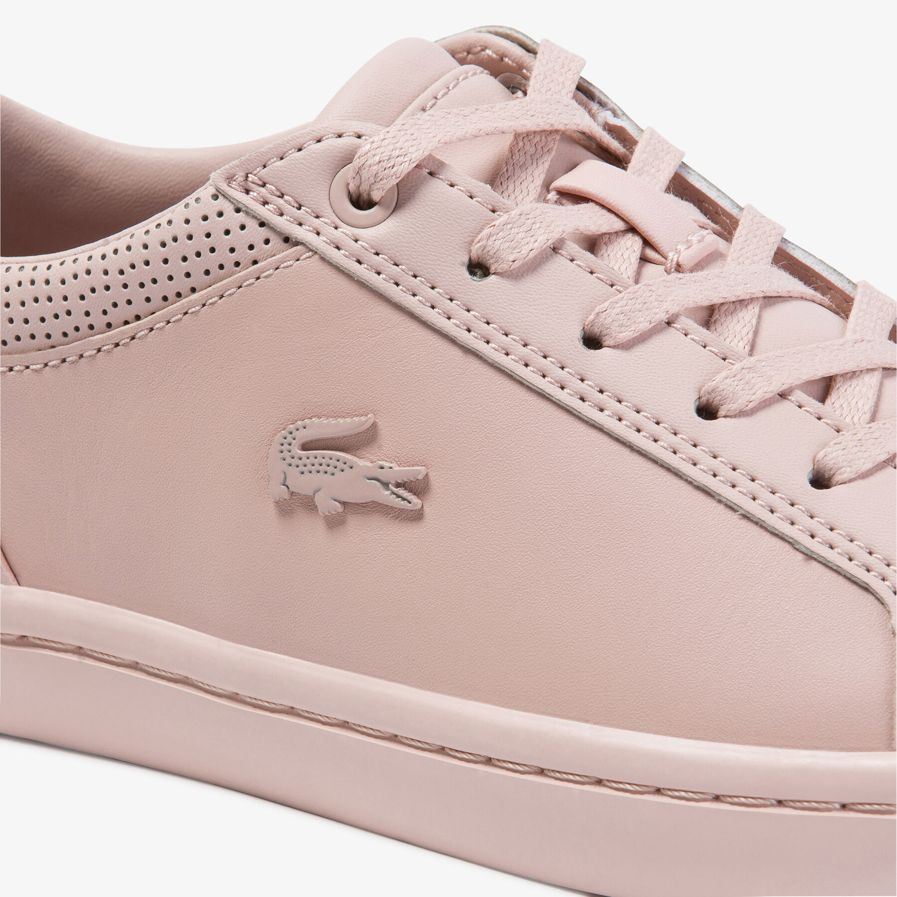 Women's Straightset Leather and Synthetic Sneakers lacoste women s straightset leather and synthetic sneakers