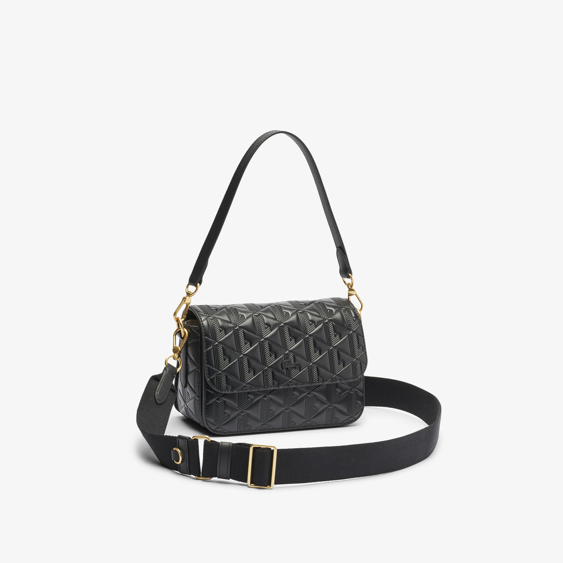 Maheki Embossed Leather Shoulder Bag