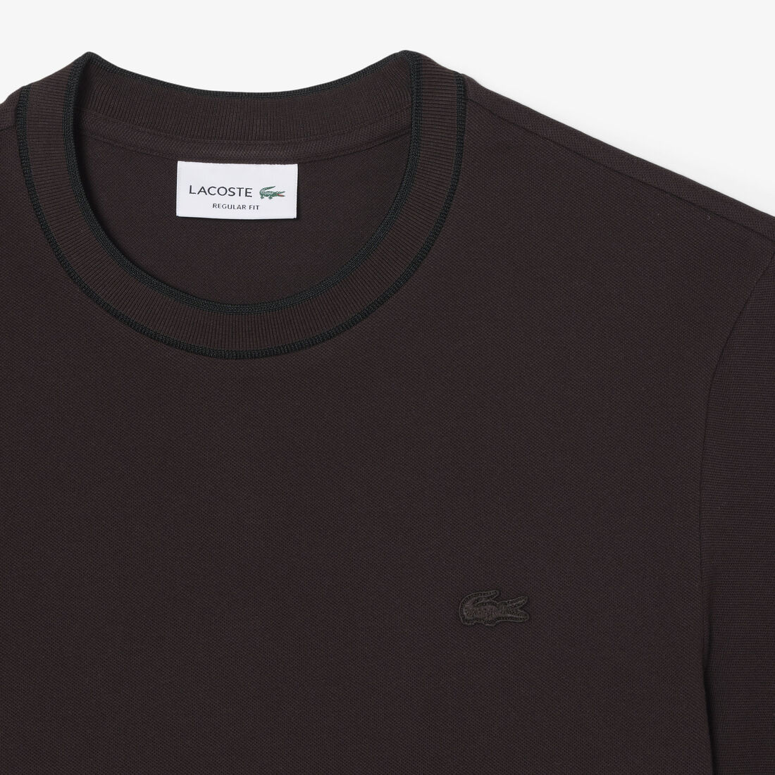Stretch Pique Stripe Collar T-shirt Stretch Pique Stripe Collar T-shirt