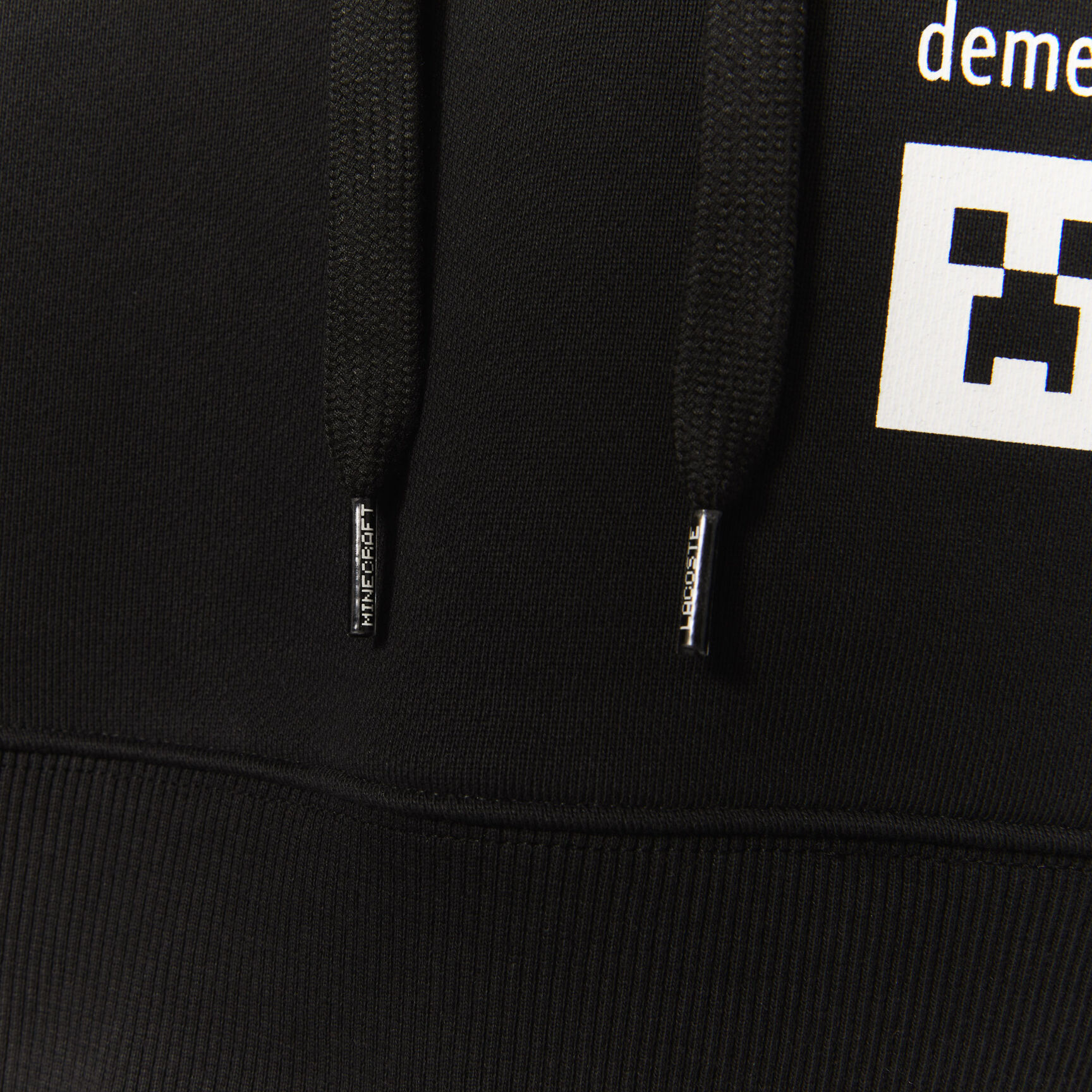 Women's Lacoste L!VE Collab Minecraft Oversized Fleece Hoodie
