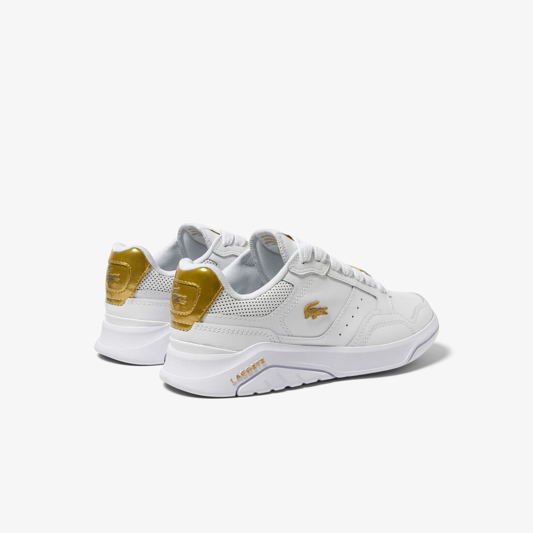 Women's Lacoste Game Advance Luxe Leather Trainers Women's Lacoste Game Advance Luxe Leather Trainers