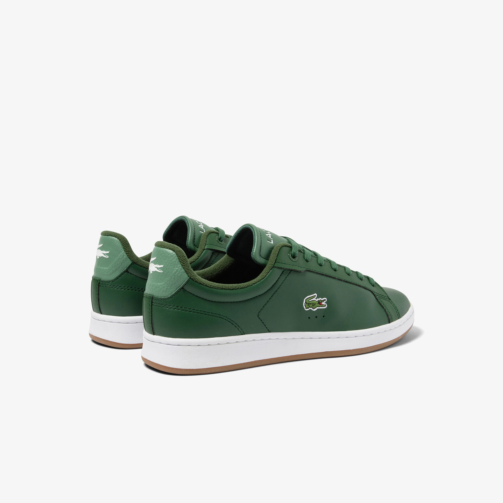 Men's Lacoste Carnaby Pro Leather Gum Sole Trainers Men's Lacoste Carnaby Pro Leather Gum Sole Trainers