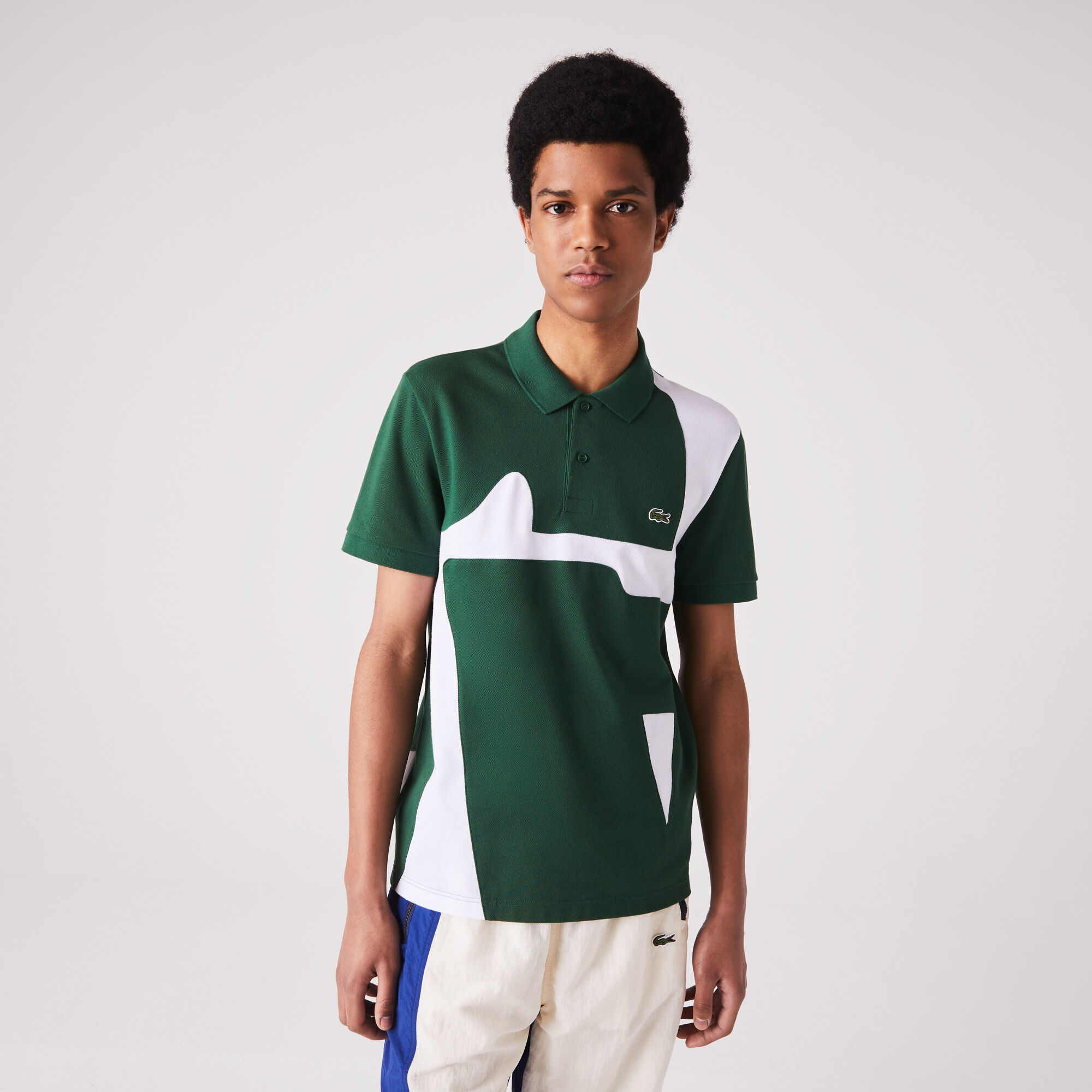 Buy Men's Heritage Regular Fit Print Cotton Piqu� Polo Shirt | Lacoste QA